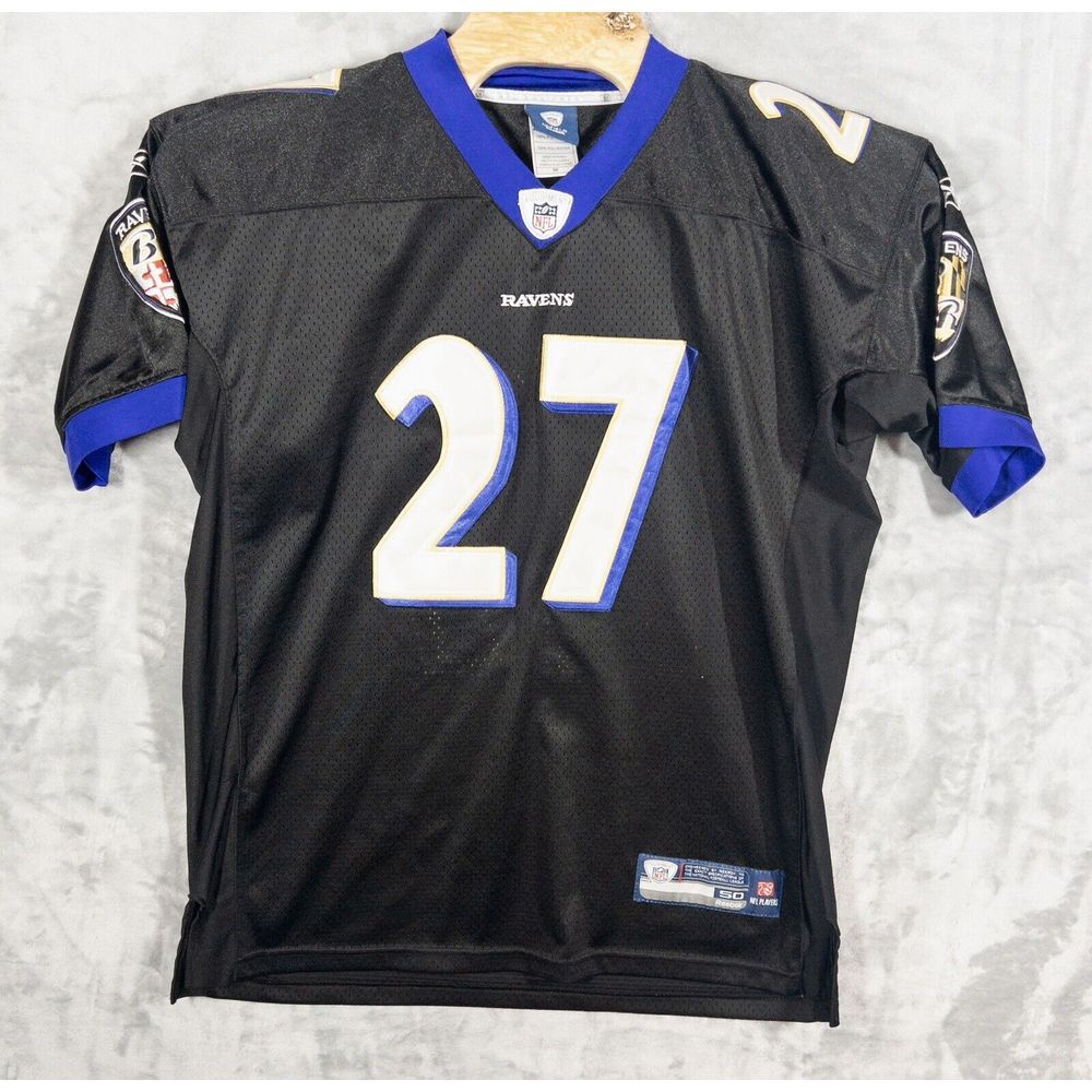 Vintage Reebok Baltimore Ravens Jersey‎ #27 Mens Size 50 No Name Plate Blank